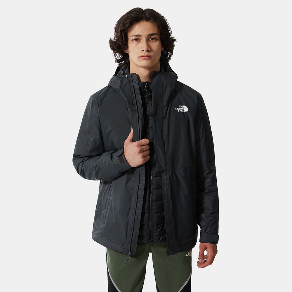 The North Face 3-In-1 Jackets Mens Australia - The North Face New Dryvent™ Triclimate Grey / Black H